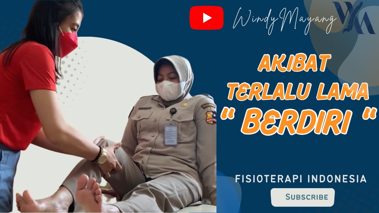 BERDIRI LAMA BISA MENGAKIBATKAN CIDERA .. KO BISA SIH