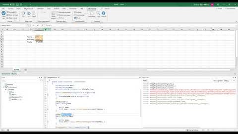 Excel automation via C# - Components