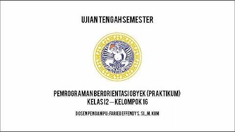 UTS PBO (PRAKTIKUM)