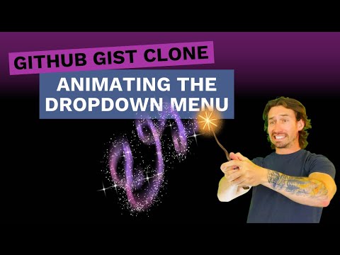 Building a GitHub Gist Clone with Phoenix LiveView - Part 5: Animating Dropdown Menu with JS.toggl