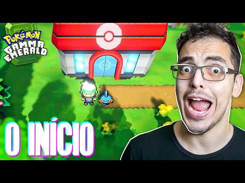 Pokémon Gamma Emerald - The Beginning of the NEW Fan-Made Pokemon GAME! (Gameplay)
