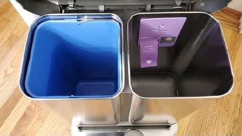 Honest Review of 58L Dual Compartment Trash Can, simplehuman Rectangular Hands Free Dual Compartment