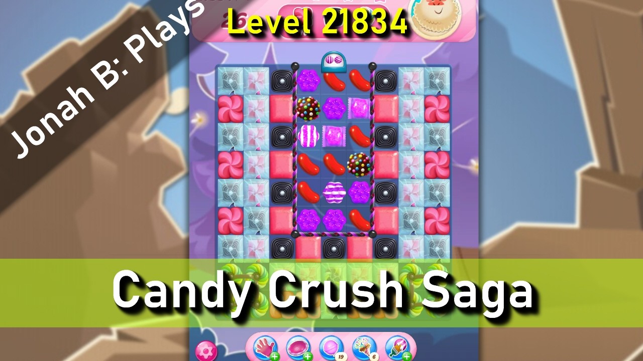 Candy Crush Saga Level 21834 - YouTube