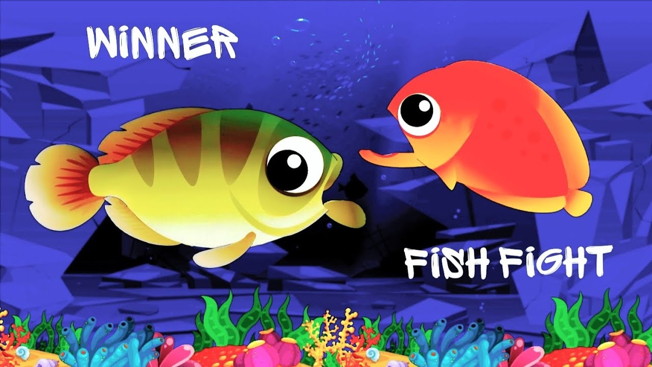 Fish Fight | Underwater Fight | Aquatic Battle | Fish Eats Fish
