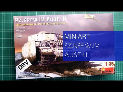 Video: MiniArt 35337 Pz.Kpfw.IV Ausf. H Nibelungenwerk Mid Prod. (srpen 1943) 1/35