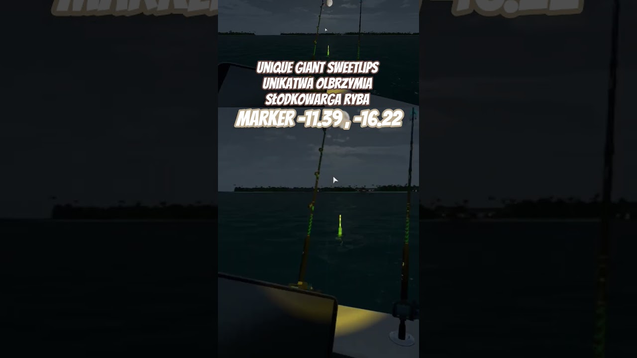 Fishing Planet Unique Giant Sweetlips Noomaa Kuda Atholhu Maldives | Unik Olbrzymia słodkowarga ryba