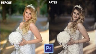 Photoshop Tutorial | Wedding Photo Effects & Free Photoshop Action File | Just One Click screenshot 3