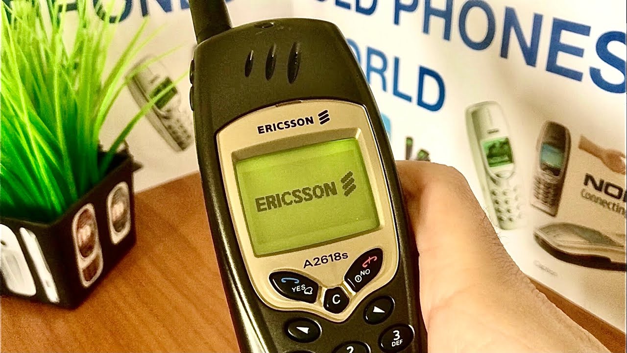 Ericsson A2618s startup & shutdown, battery low / charging + ringtones