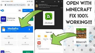 How to Install Minecraft Mods with ZArchiver | Open with Minecraft Option Not Showing Fix | Hindi screenshot 5