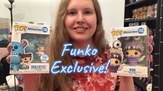 Funko Pop Vinyl Sulley With Boo & Boo In Hood Monsters Inc Disney Pixar Figures Unboxing