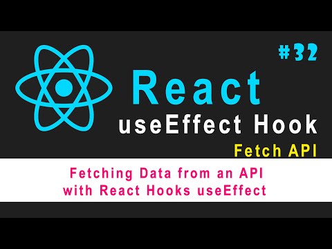 🔥🔥 ReactJS Tutorial for Beginners #32  || Fetching Data from an API with React Hooks useEffect