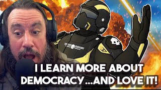 Vet Reacts! *I Learn More About Democracy & Love It* DEMOCRACY IN ITS FINAL FORM | HELLDIVERS 2
