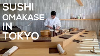 An Unforgettable Tokyo Omakase Experience - SUSHI WA-SABI YOTSUYA TOKYO JAPAN Travel Vlog