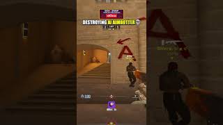 I DESTROYED AN AI AIMBOTTER💀 #cs2 #csgo #counterstrike2
