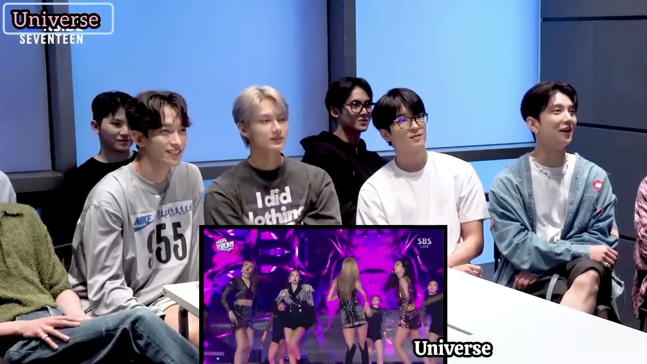 [Fan Requested] Seventeen Reaction to Blackpink 'DududuDu' At SBS Gayo Daejun 2018 (Fanmade 💜 9