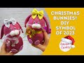 BUNNY symbol of 2023! Christmas crafts!