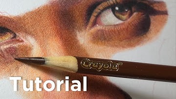 [LONG TUTORIAL] HIGH QUALITY ART? Blending with CRAYOLA and Cheap Coloured Pencils