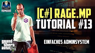 RageMP Scripting Tutorial #13 - Simple Admin System [C#] [German]