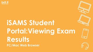 iSAMS Student Portal - Viewing Exam Results (PC/Mac)