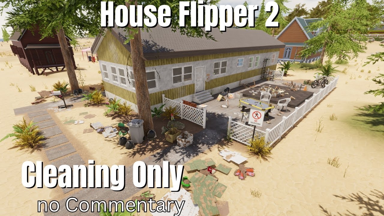 House Flipper 2 | Abandoned Beach House – Hidden Pool & Secret Romantic Room | No Commentary