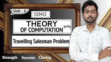 Travelling salesman problem in Tamil | Theory of computation in Tamil | NP Hard Problem | CS3452