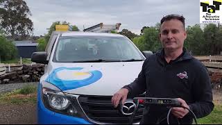 Mazda BT50 with a blocked fuel vaporizer.