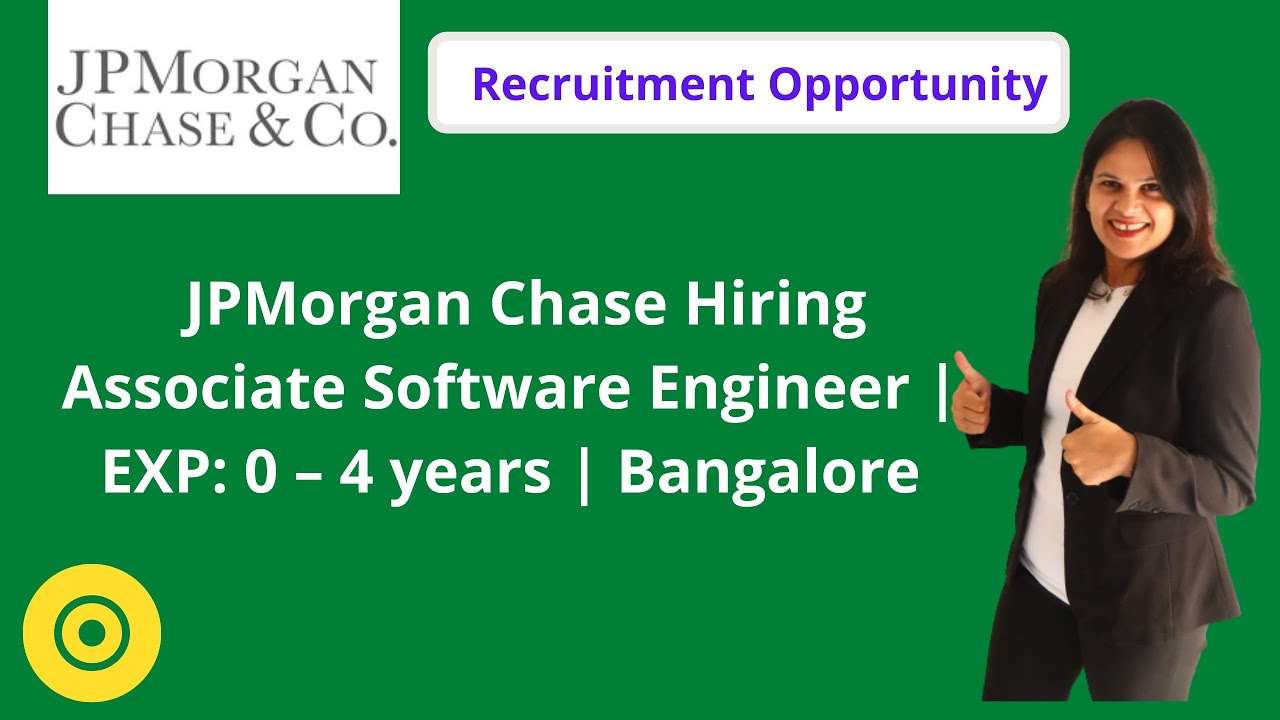 Chase Hiring Associate Software Engineer EXP 0 4 years