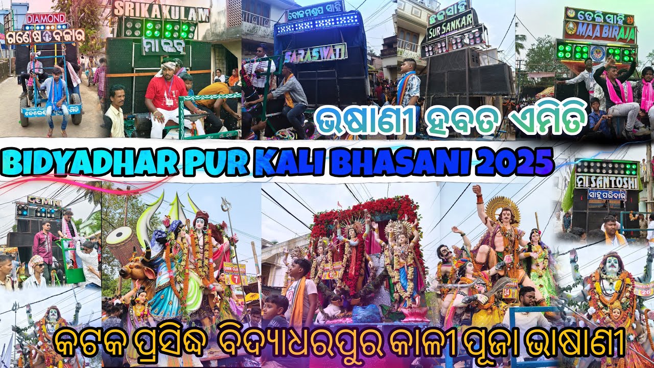cuttack bidyadharpur kali puja bhasani 2025 / Bidyadhar pur kali bhasani 2025 /#bhasani #vlog #viral