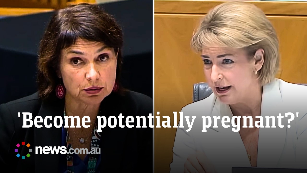 Senator clashes over trans pregnancy laws in explosive hearing