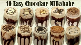 10 Easy Chocolate Milkshake Recipe - How to Make Chocolate Summer Drinks