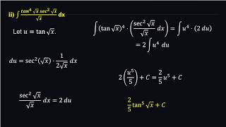 Integration by Substitution PART-2