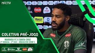 Coletiva pré-jogo - Ivan Campanari e Lomar - Maringá FC X Santa Cruz - 2ª Rodada - 2ª fase Série C