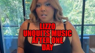 Famous For Being Fat Lizzo Unquits Music After One Day