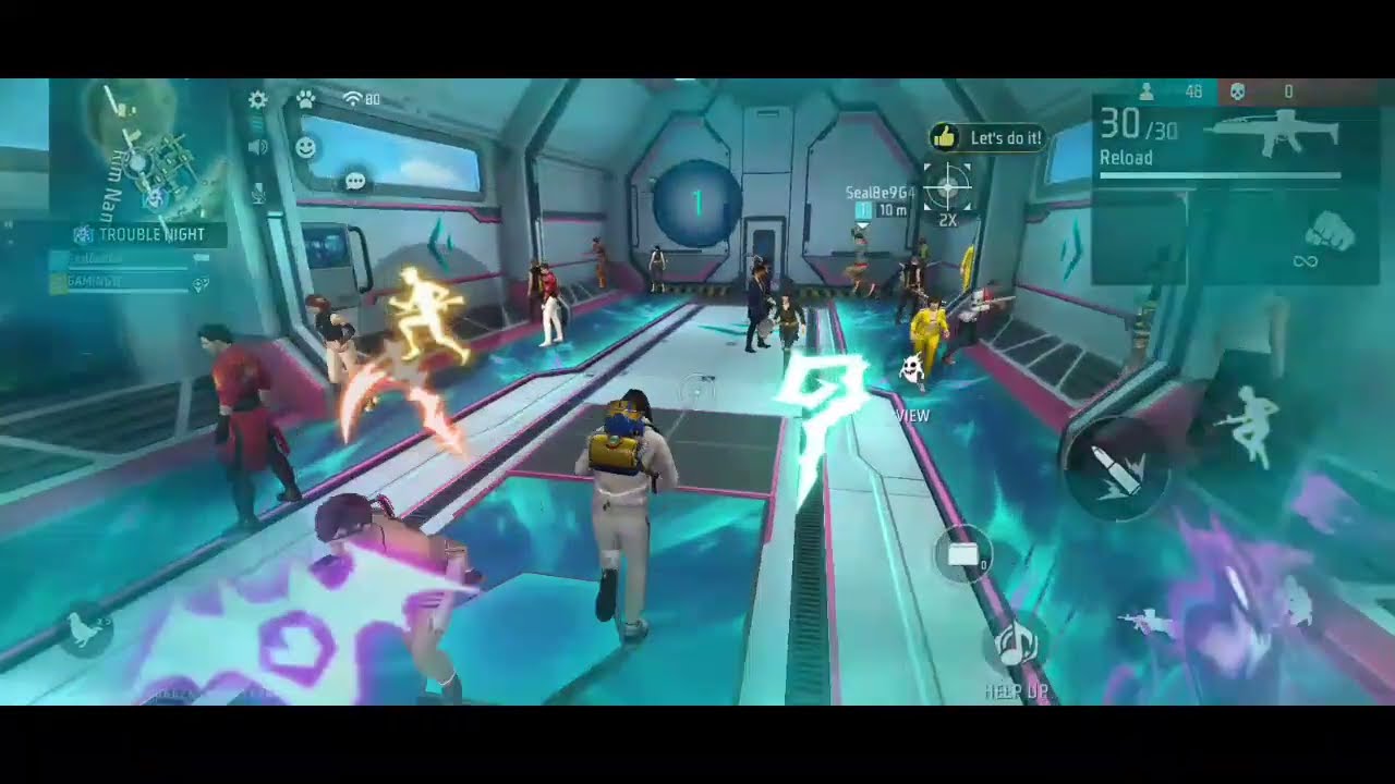 FREE FIRE 🔥 2V2 GAMEPLAY | GAMING1J |