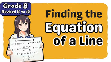 Finding the Equation of a Line (3rd)Third Quarter Grade 8 Matatag Revised K-12 Tagalog Math Tutorial