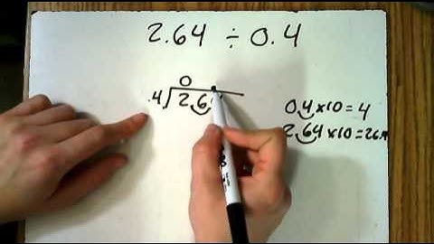 Dividing Decimals with Standard Algorithm