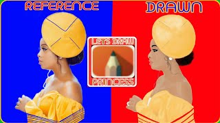 Realistic draw of a princess | full time | on mobile screenshot 4