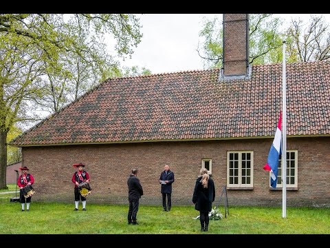 Herdenking Nationaal Monument Kamp Vught 4 mei 2021