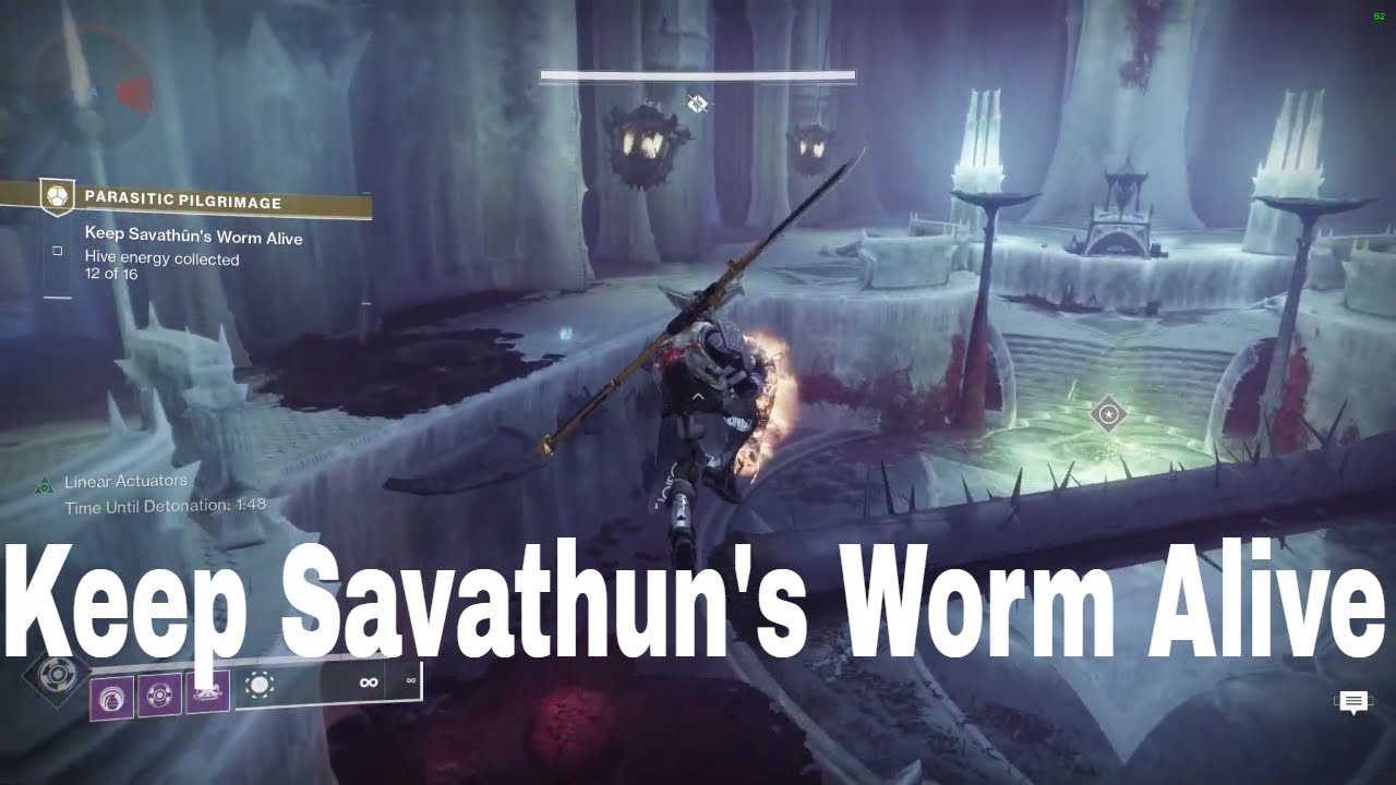 Parasitic Pilgrimage Keep Savathun's Worm Alive Quest Solo | Destiny 2 The Witch Queen