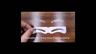 Eyebrow Stencils techniques