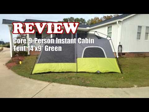 CAMP大好き Core 9 Person Instant Cabin Tent - 14' x 9' Review 2026 - YouTube