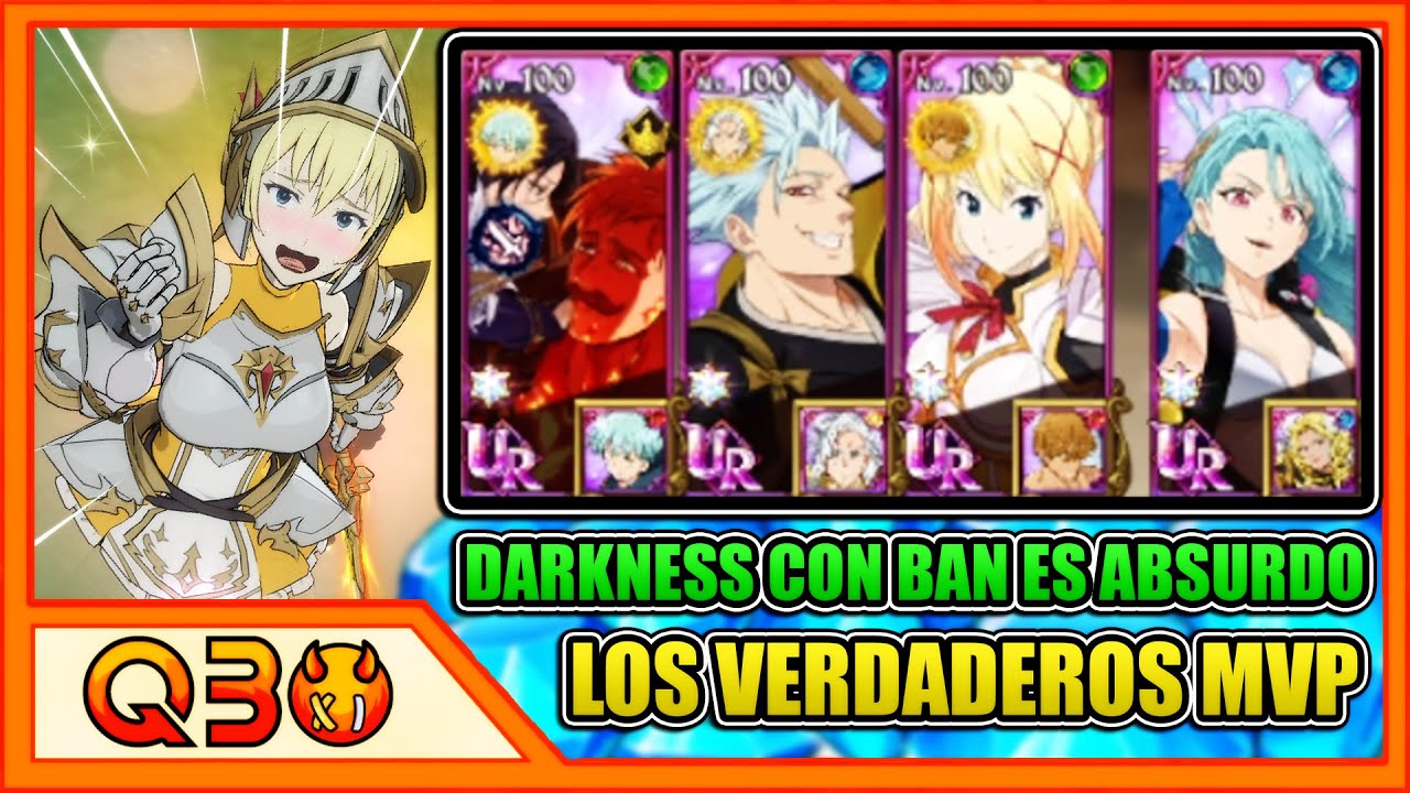 ¡EL TANQUEO DE ESTE EQUIPO ES ALGO DE OTRO MUNDO! (Literalmente) ¡DARKNESS Y BAN! | 7DS: Grand Cross