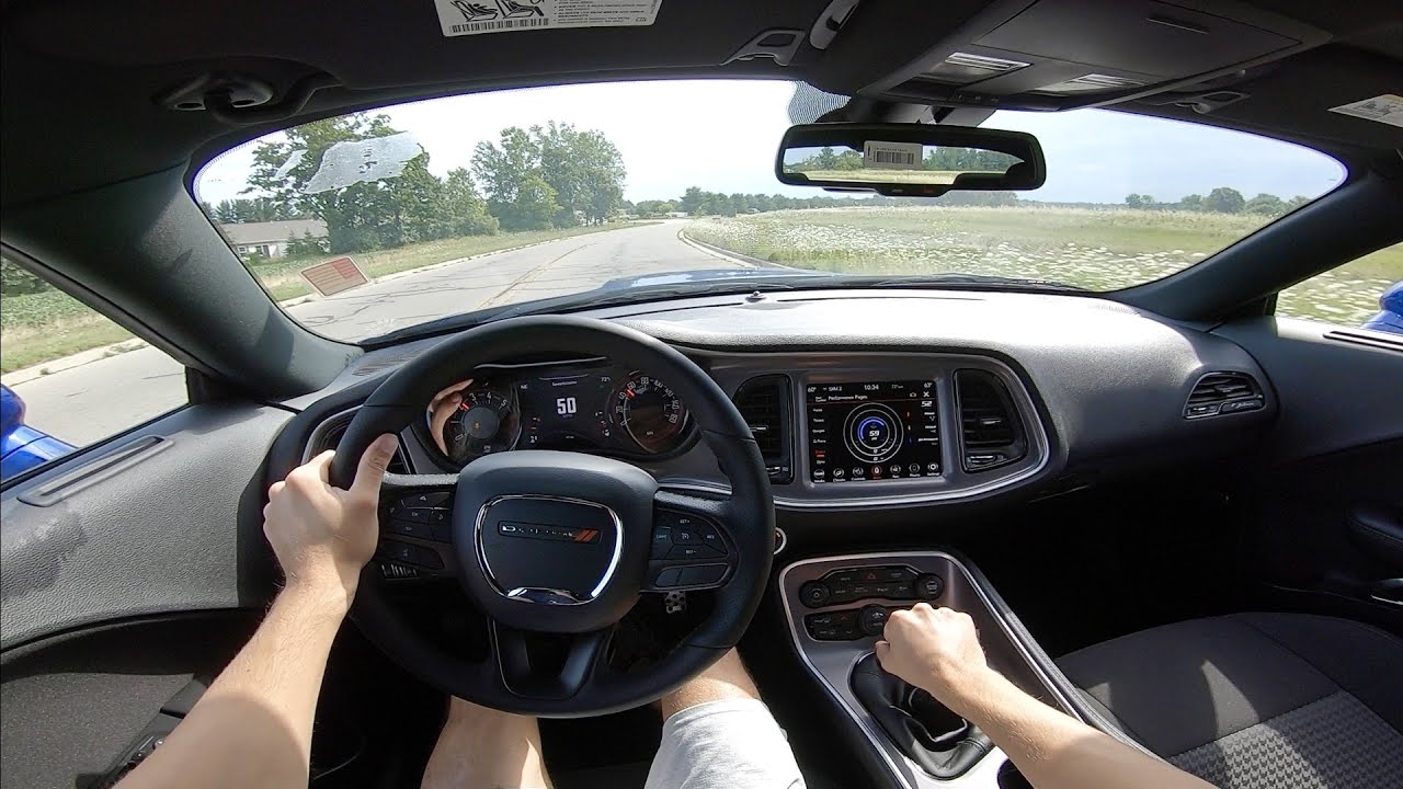 2022 Dodge Challenger RT Black Top (Manual) // POV Walkaround and Test Drive - YouTube