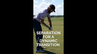 Separation For a Dynamic Transition | Ian Mellor Golf #shorts