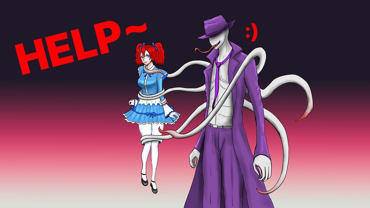 Poppy, Offenderman, Huggy Wuggy! Slenderman!! Mixed Universe 01
