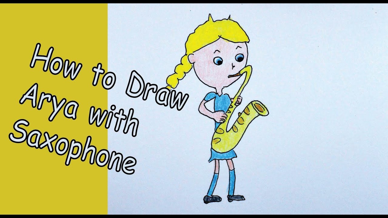 How to Draw Arya with Saxophone - Classical Orchestra