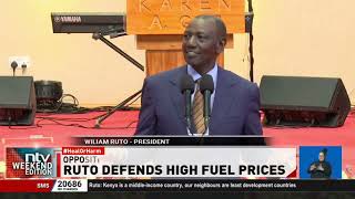 President Ruto Hits Out At Critics Who Compare Kenyas Pump Prices To East African Neighbours