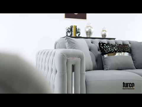 New Dreams Light Gray Sofa Set