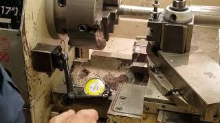 Lathe Setup To Turn To Length