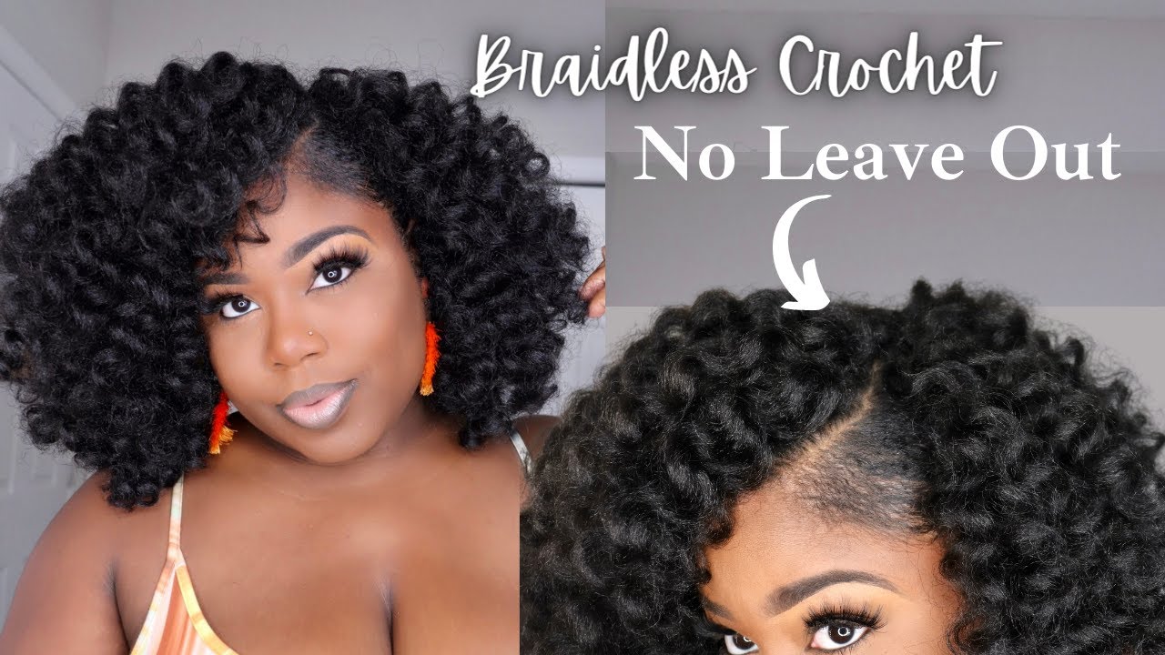 15 Crochet Braids NO CORNROWS NO LEAVE OUT Braidless Protective